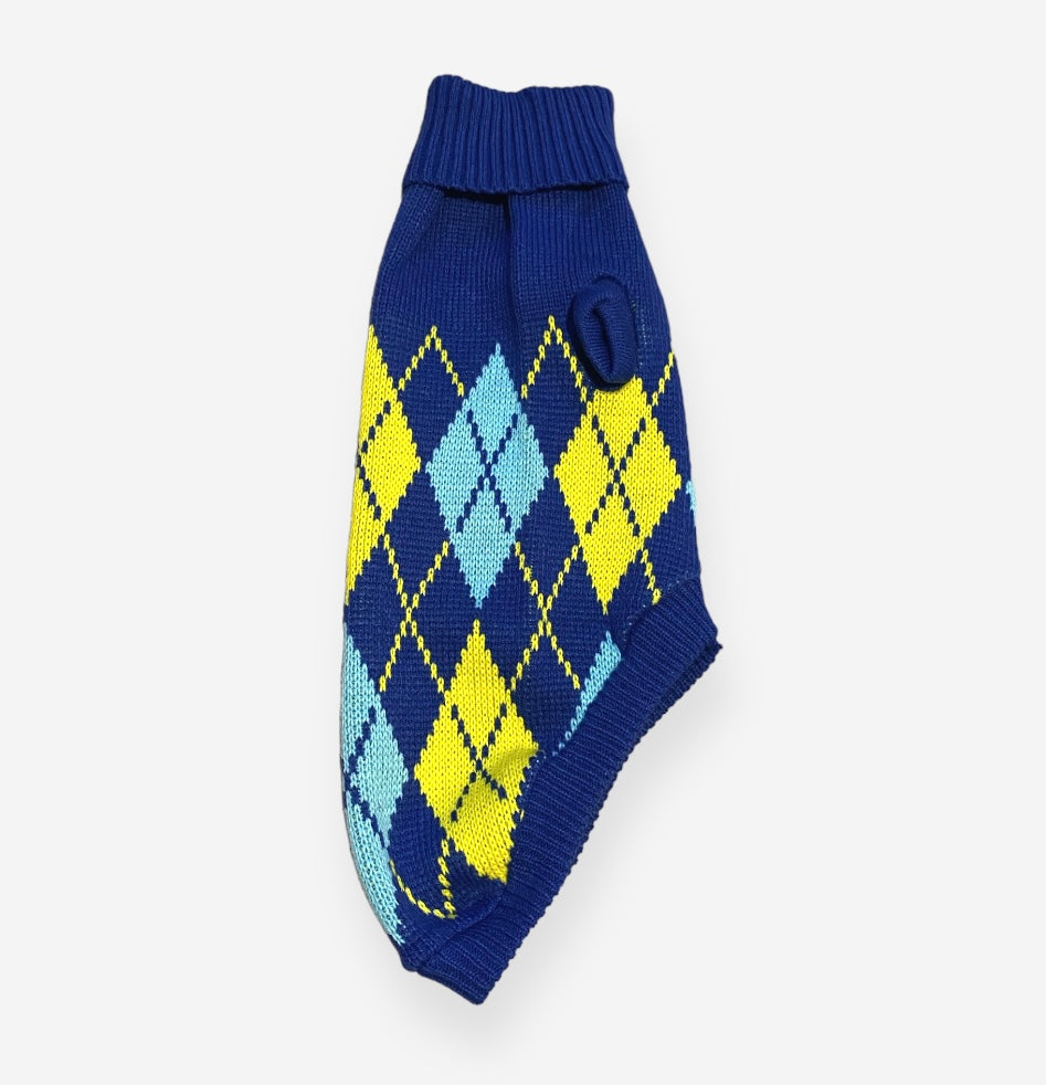 Chompa Escocia Azul
