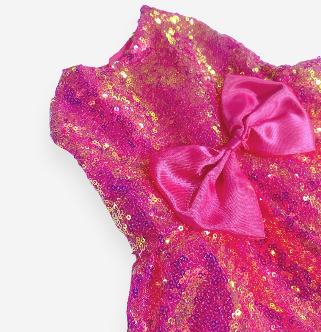 Pink diamond dress
