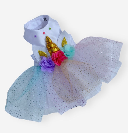 Vestido White Unicorn