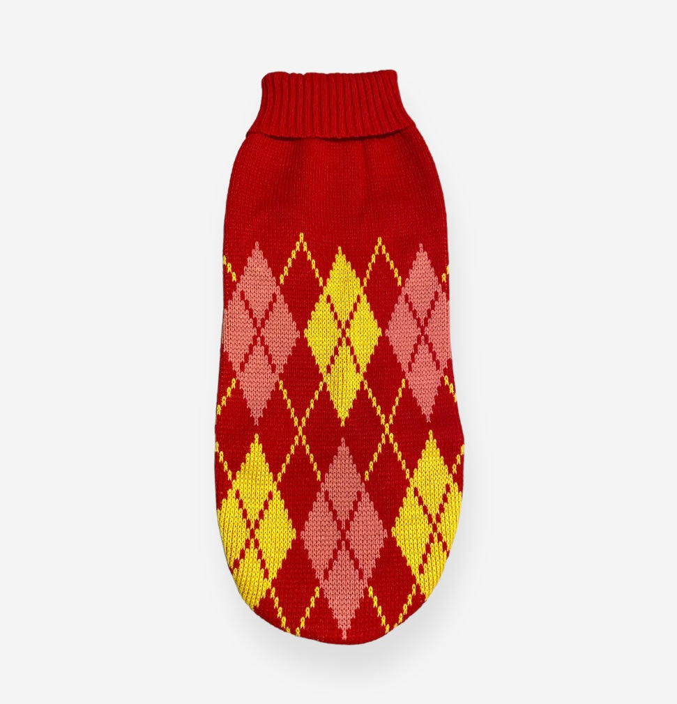 Chompa Escocia Roja