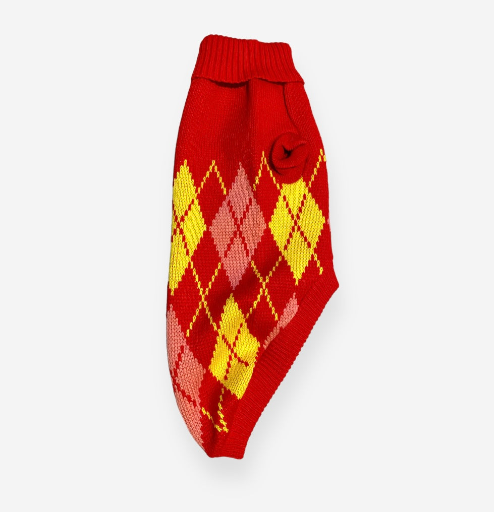Chompa Escocia Roja