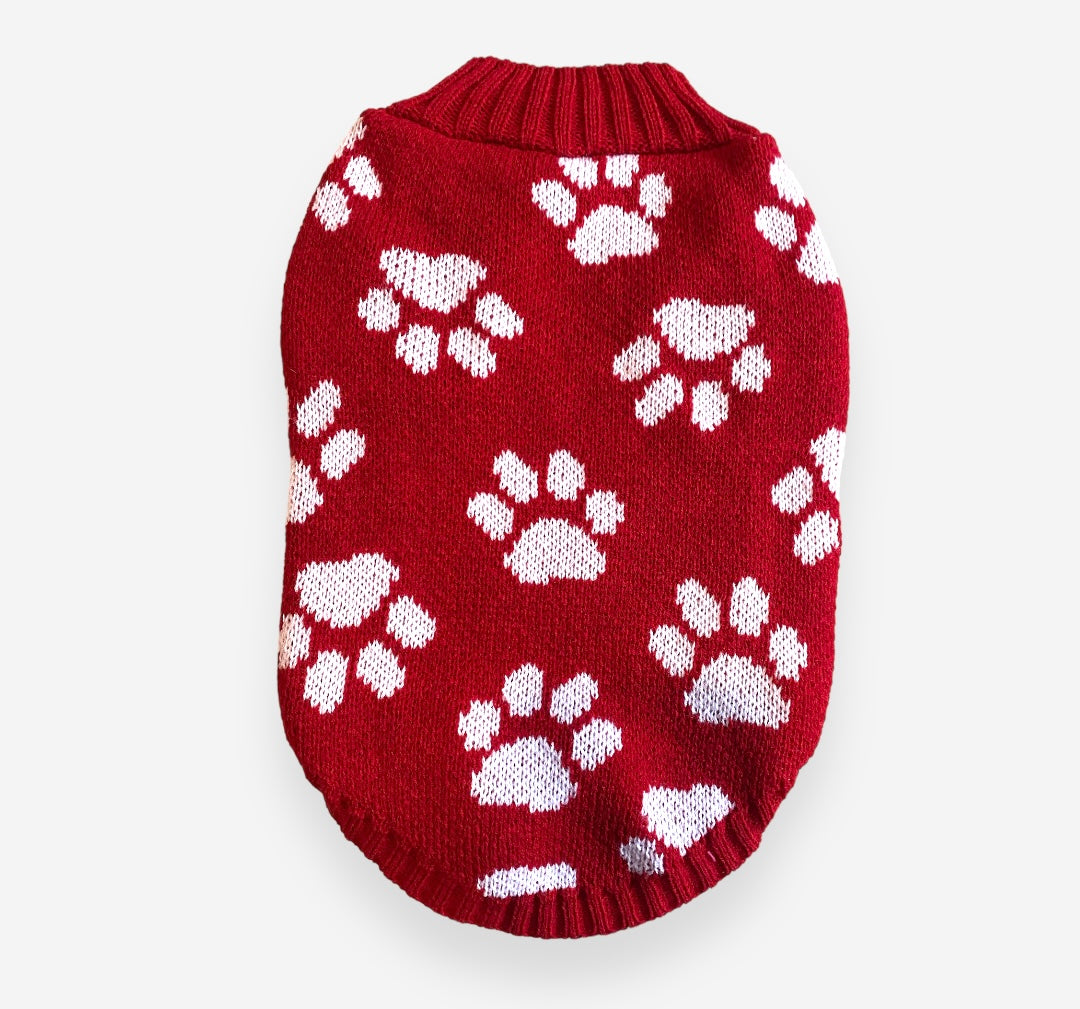 Sweater Paw Prints