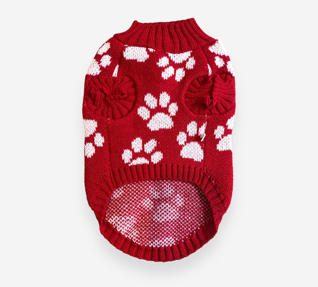 Sweater Paw Prints