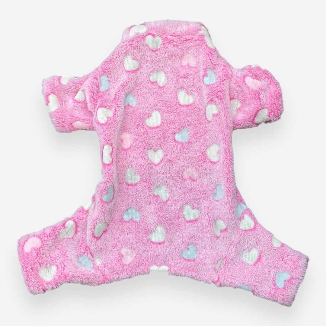 Pijama fluorescente hearts